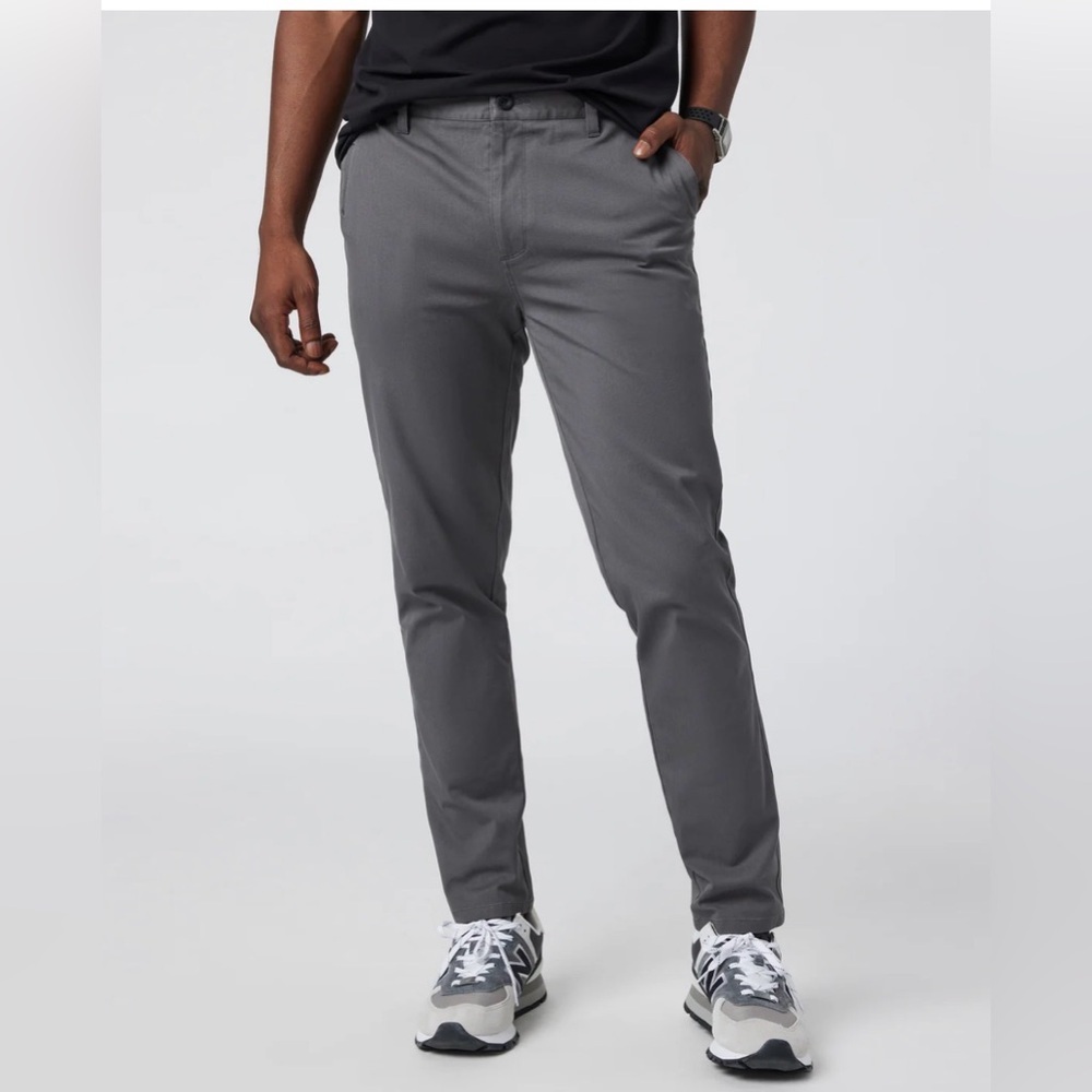 Vuori All Ways Chino Pants Athletic Fit Men's Shale Size 32 x 31